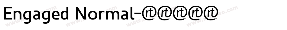 Engaged Normal字体转换